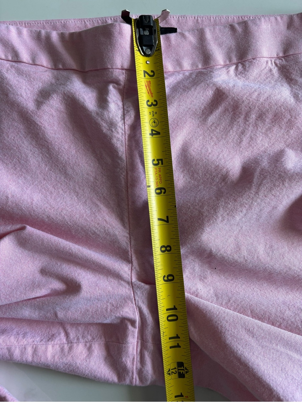 Talbots Chatham Crop Pants Pink Mid Rise Side Zip Stretch Capris Women's Size 12 - Picture 7 of 13